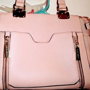 Big Buddha Pastel Pink Purse Handbag